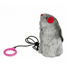 Игрушка для кошек Крыса на шнуре Трикси \код 4081\